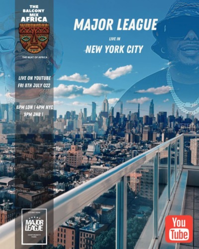 Major League – Amapiano Balcony Mix Live in Brooklyn New York S5 EP 2