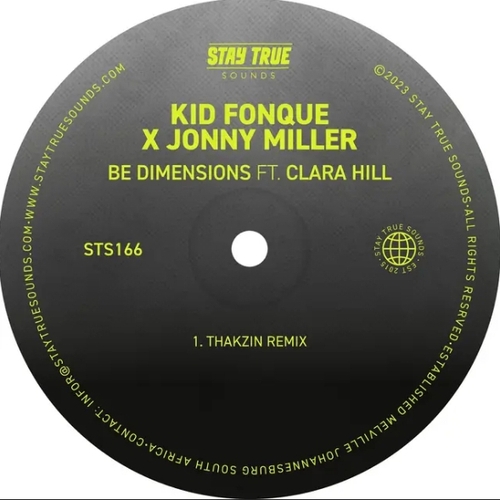 Kid Fonque & Jonny Miller – Be Dimensions (Thakzin Remix)